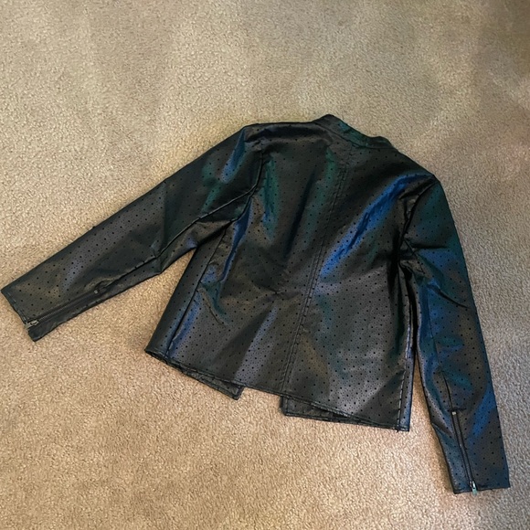 Art Class Girls Pleather/Faux Leather Jacket-Excellent Condition-Size 7/8 - Picture 9 of 10